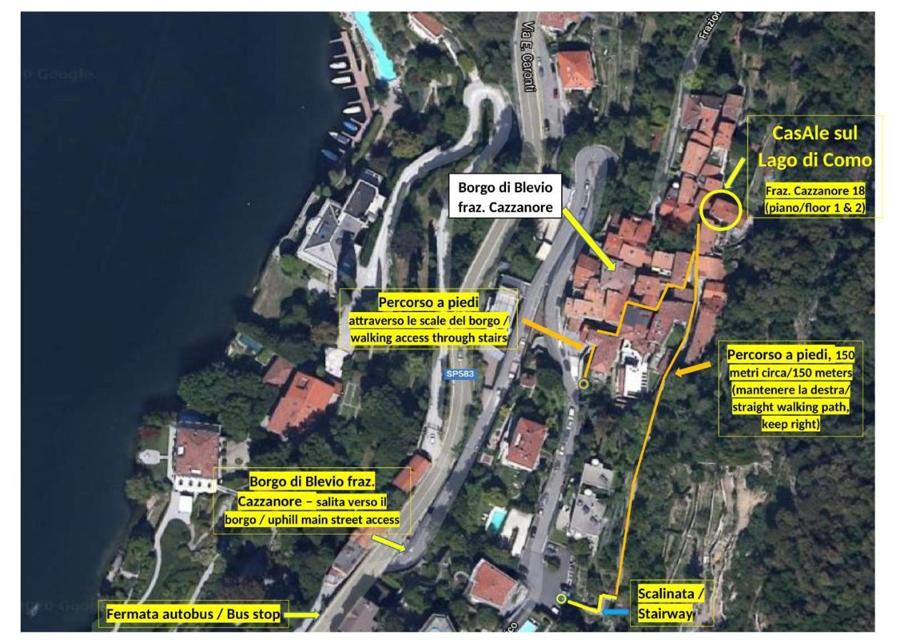 Casale Sul Lago Di Como Blevio Exterior foto